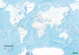 Weltkarte zum Ausmalen, Entdecke die Welt, Poster 1:40 Mio., Plano in Rolle - 