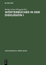 W&ouml;rterb&uuml;cher in der Diskussion I - 