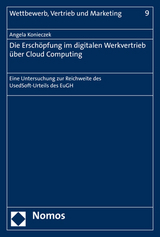 Die Ersch&ouml;pfung im digitalen Werkvertrieb &uuml;ber Cloud Computing - Angela Konieczek