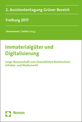 Immaterialg&uuml;ter und Digitalisierung - 