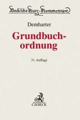 Grundbuchordnung - Demharter, Johann