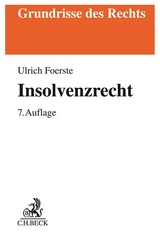 Insolvenzrecht - Foerste, Ulrich
