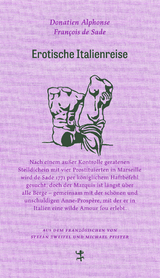 Die italienische Reise - Donatien Alphonse Fran&ccedil;ois de Sade