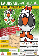 Laubs&auml;ge-Vorlage Bea - das freche Schaf