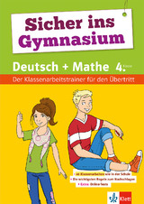 Klett Sicher ins Gymnasium Klassenarbeitstrainer Deutsch und Mathematik 4. Klasse - 