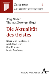 Die Aktualit&auml;t des Geistes - 
