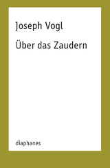 Über das Zaudern - Vogl, Joseph
