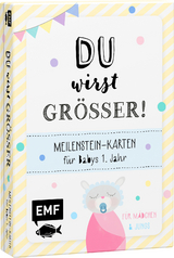 Du wirst gr&ouml;&szlig;er! Meilenstein-Karten f&uuml;r Babys 1. Jahr