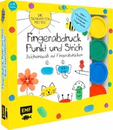 Fingerabdruck, Punkt und Strich &ndash; Zeichenspa&szlig; auf Fingerabdr&uuml;cken: Das Fingerfarben-Set