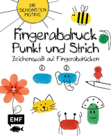 Fingerabdruck, Punkt und Strich &ndash; Zeichenspa&szlig; auf Fingerabdr&uuml;cken