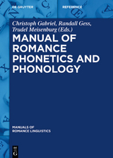 Manual of Romance Phonetics and Phonology - 