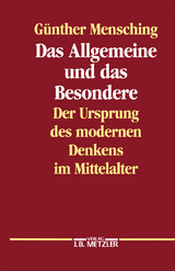 Das Allgemeine und das Besondere - G&uuml;nther Mensching