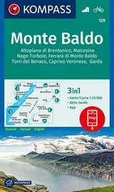 KOMPASS Wanderkarte Monte Baldo - 