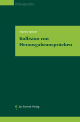 Kollision von Herausgabeanspr&uuml;chen - Martin Spitzer