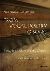 From Vocal Poetry to Song - Jean Nicolas De Surmont