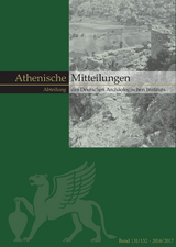 Mitteilungen des Deutschen Arch&auml;ologischen Instituts, Athenische Abteilung - 