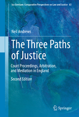 The Three Paths of Justice - Andrews, Neil