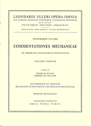 Commentationes mechanicae et astronomicae ad physicam pertinentes