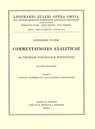 Commentationes geometricae 1st part