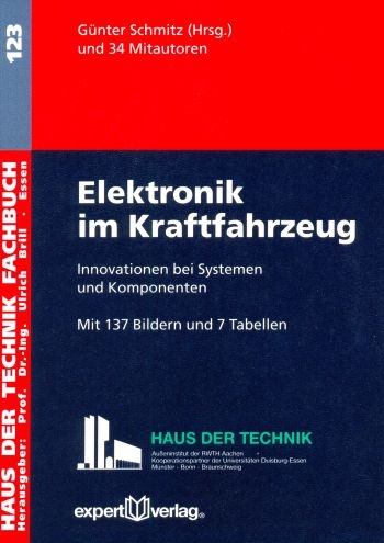 Elektronik im Kraftfahrzeug - G&uuml;nter Schmitz