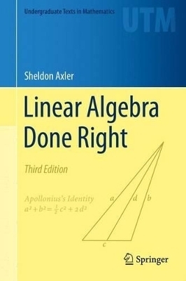 Linear Algebra Done Right - Sheldon Axler