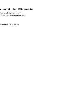 Bergbaumaschinen im Einsatz - Bergbaumaschinen im diskontinuerlichen Tagebaubetrieb