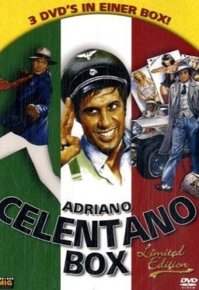 Adriano Celentano Box, 3 DVDs, deutsche u. italienische Version