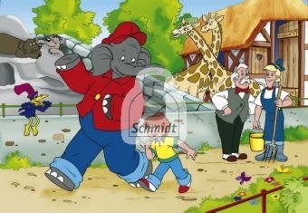 Benjamin Bl&uuml;mchen (Puzzle), Im Zoo