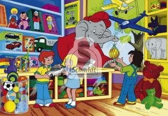 Benjamin Bl&uuml;mchen (Puzzle), Im Spielzeugladen