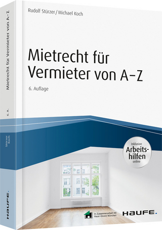 Mietrecht für Vermieter von A-Z - inkl. Arbeitshilfen online
