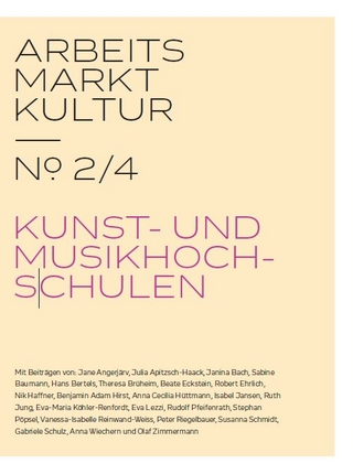 ARBEITS MARKT KULTUR — № 2/4 AUSBILDUNG