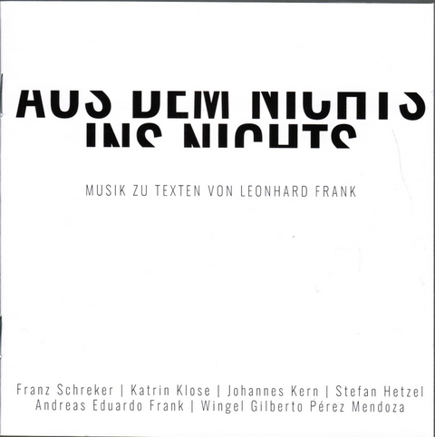 Aus dem Nichts ins Nichts - 