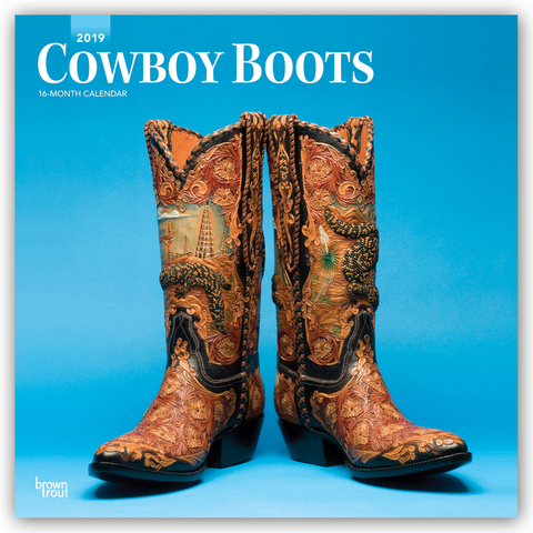 Cowboy Boots - Cowboystiefel 2019 - 18-Monatskalender