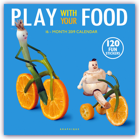 PLAY WITH YOUR FOOD 2019 SQUARE WALL CAL -  Graphique