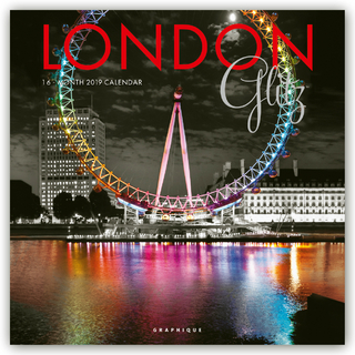 LONDON GLITZ 2019 SQUARE WALL CALENDAR