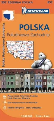 Poland South West - Michelin Regional Map 557