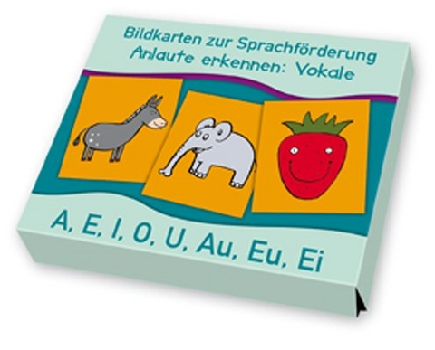 Bildkarten zur Sprachf&ouml;rderung: Anlaute erkennen: Vokale