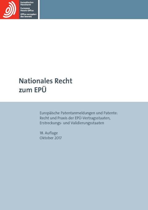 Nationales Recht zum EP&Uuml;
