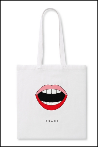 Stoffbeutel YEAH! - redfries-Design