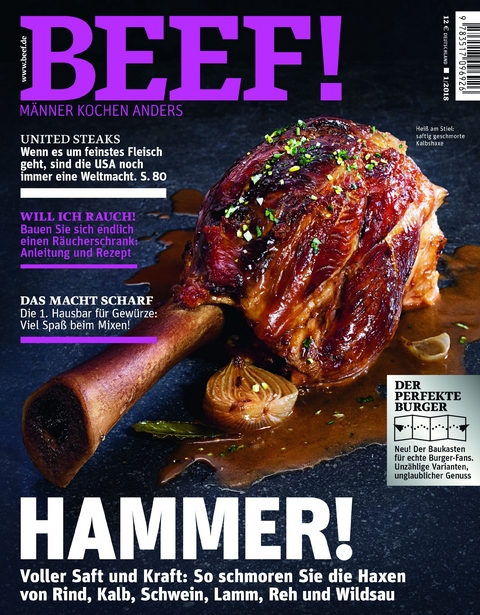 BEEF! Heft 01/2018 - F&uuml;r M&auml;nner mit Geschmack - 