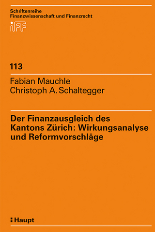 Der Finanzausgleich des Kantons Zürich