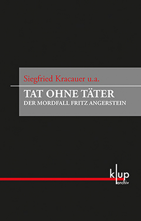 Tat ohne T&auml;ter - 