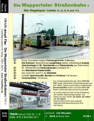 Die Wuppertaler Straßenbahn DVD 2