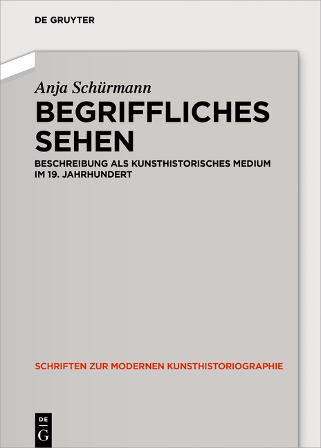 Begriffliches Sehen - Anja Sch&uuml;rmann