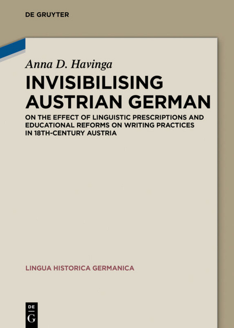 Invisibilising Austrian German - Anna Dorothea Havinga