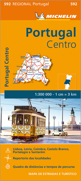 Portugal Centro - Michelin Regional Map 592
