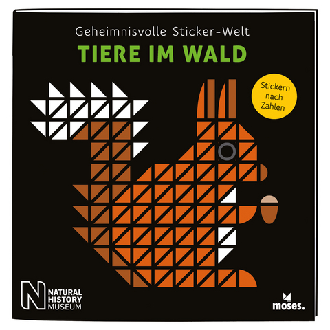 Geheimnisvolle Sticker-Welt: Tiere im Wald - Carola von Kessel