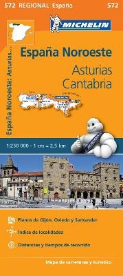Asturias Cantabria - Michelin Regional Map 572 -  Michelin
