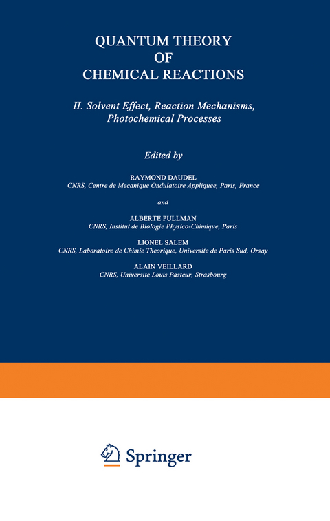 Quantum Theory of Chemical Reactions - 