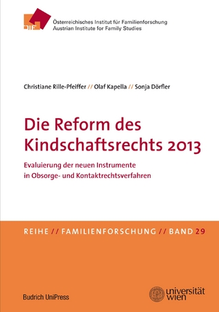 Die Reform des Kindschaftsrechts 2013